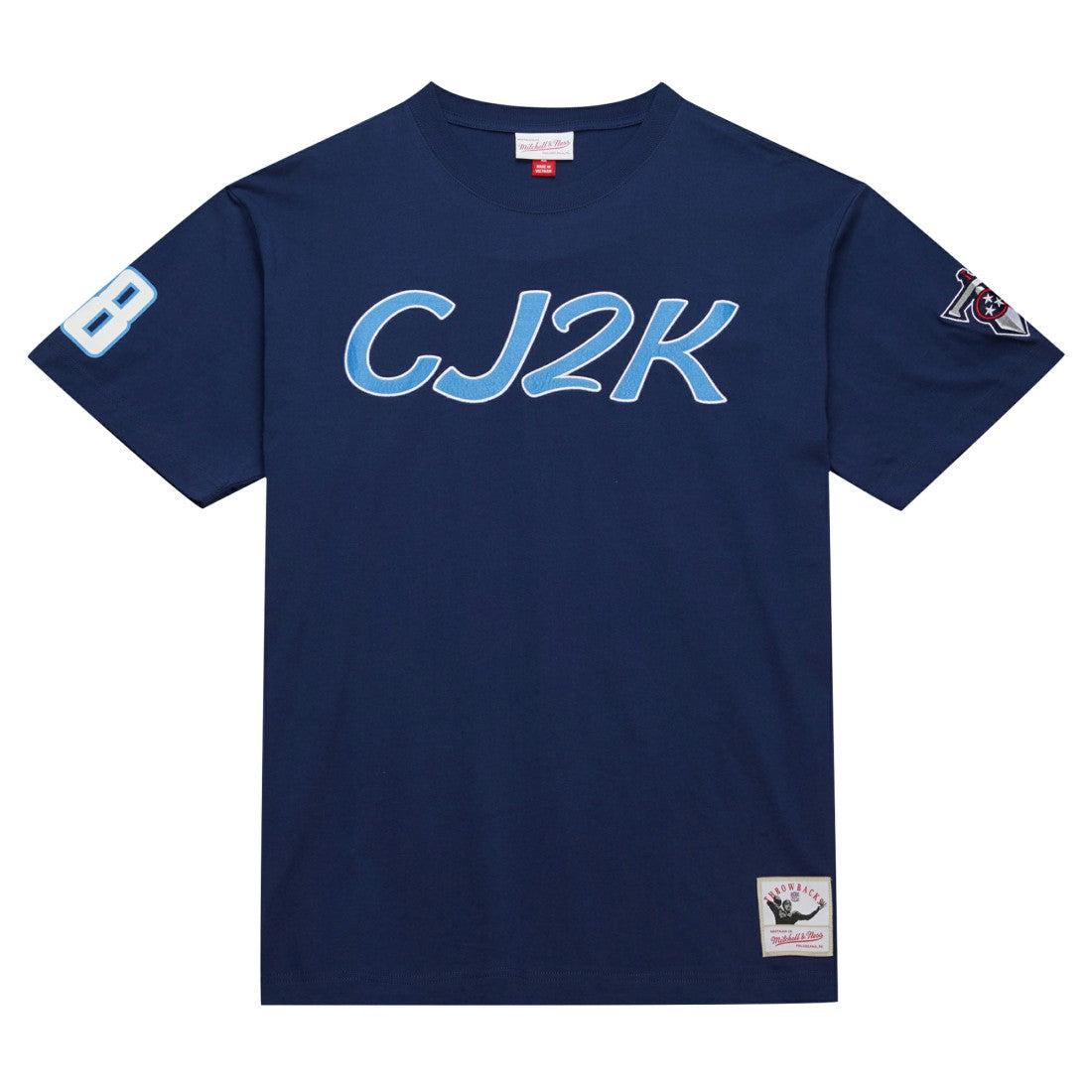 Chris Johnson Tennessee Titans Retired Player Nickname T-Shirt - Navy for sale
