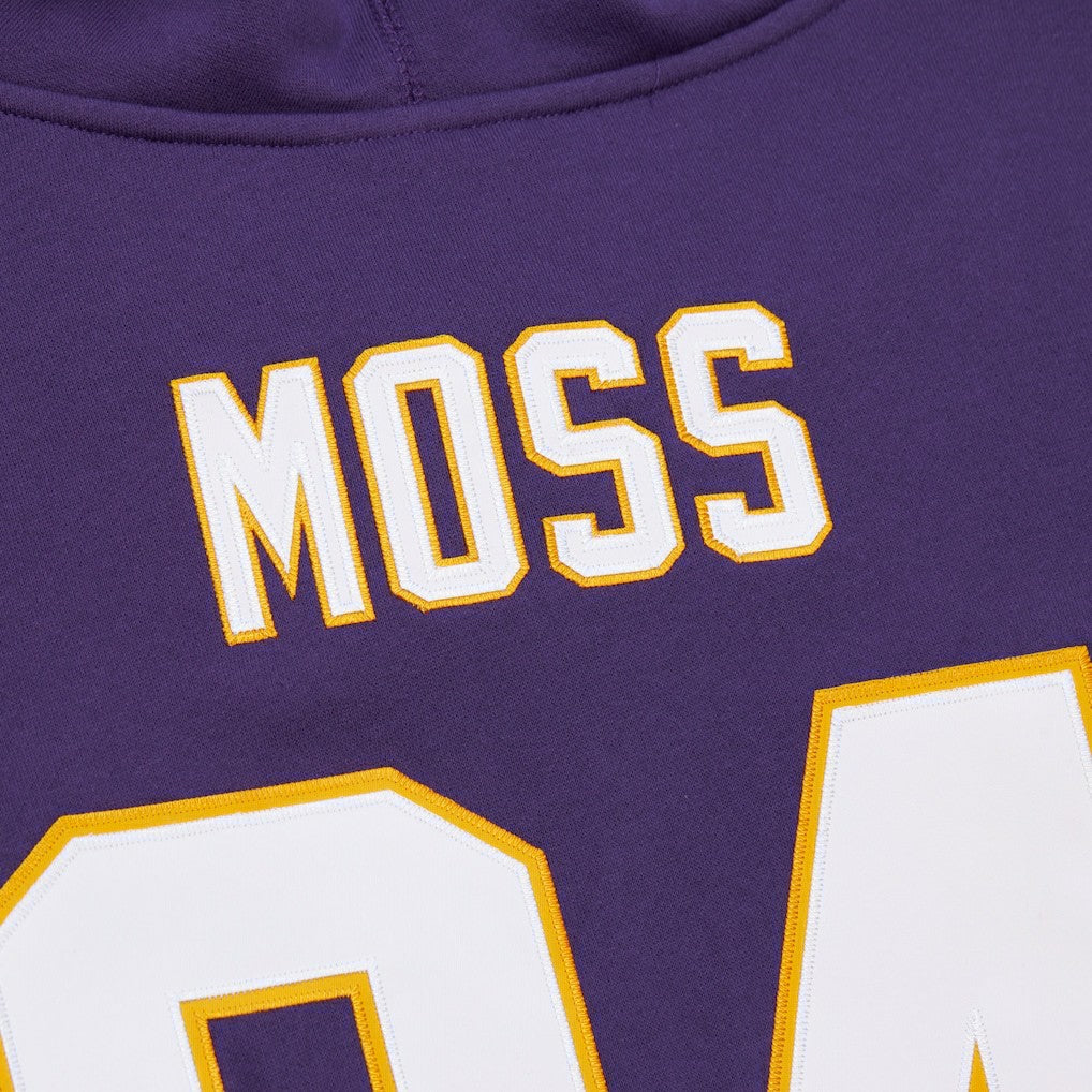 Randy Moss Minnesota Vikings Retired Player Name & Number Pullover Hoodie - Purple discount