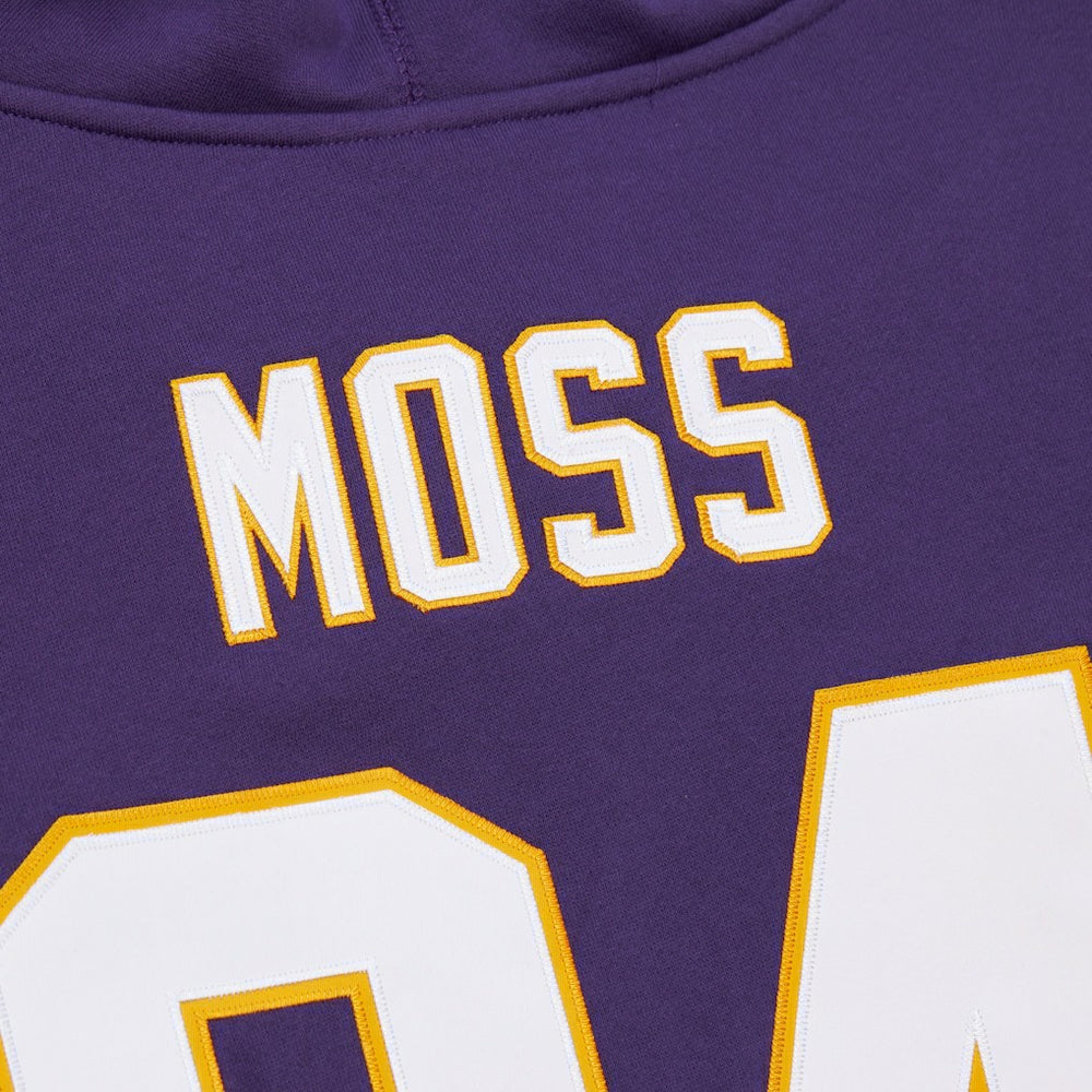 Randy Moss Minnesota Vikings Retired Player Name & Number Pullover Hoodie - Purple discount