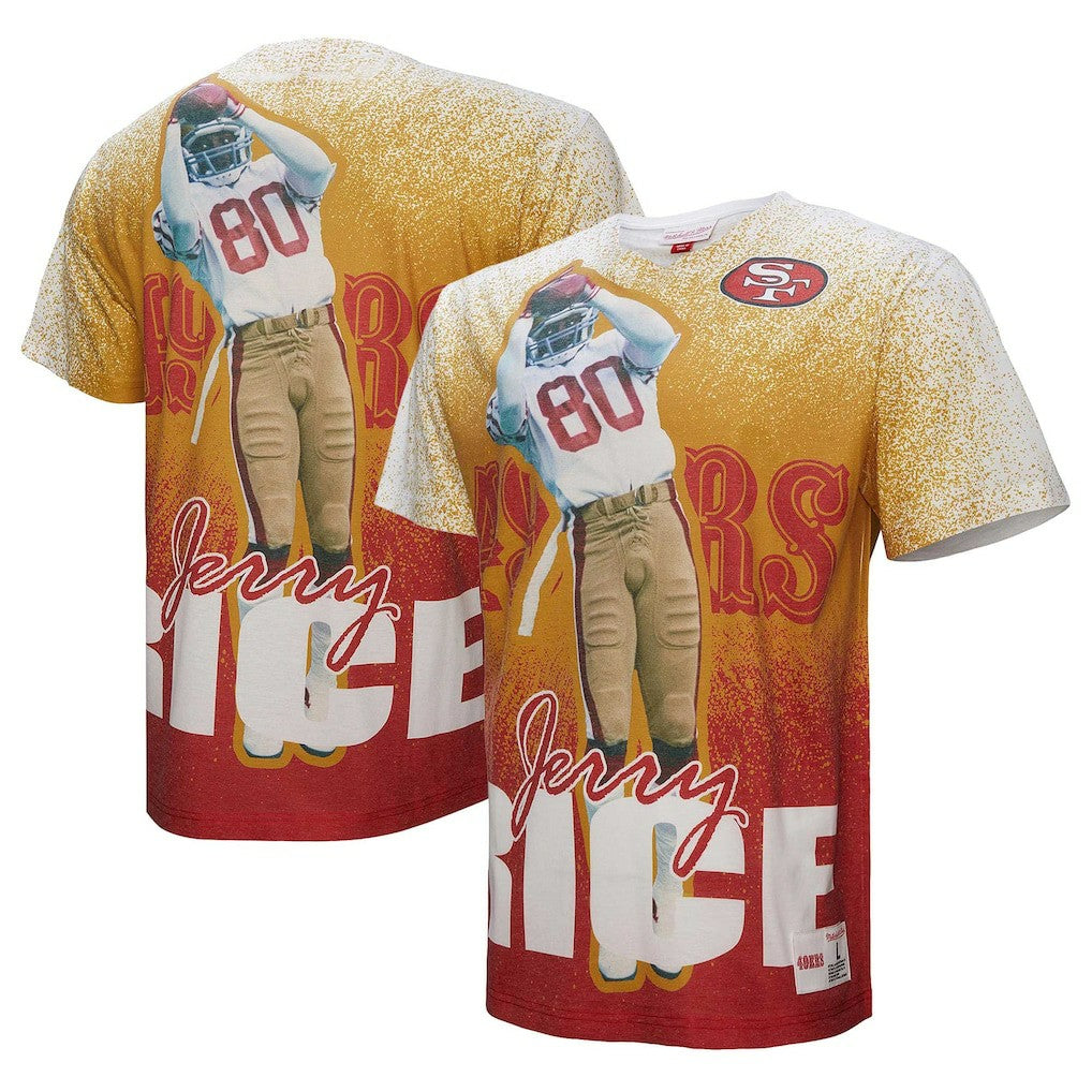 Jerry Rice San Francisco 49ers Burst Retired Player T-Shirt - Gray cheap
