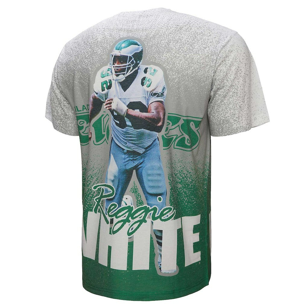 Reggie White Philadelphia Eagles Burst Retired Player T-Shirt - Gray online