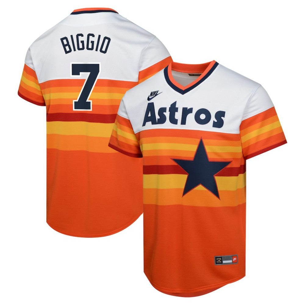 Craig Biggio Houston Astros Youth Cooperstown Collection Limited Player Jersey White