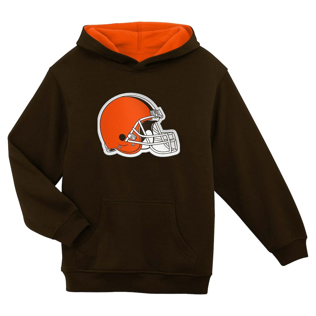 Cleveland Browns Outerstuff Preschool Prime Pullover Hoodie - Brown on sale