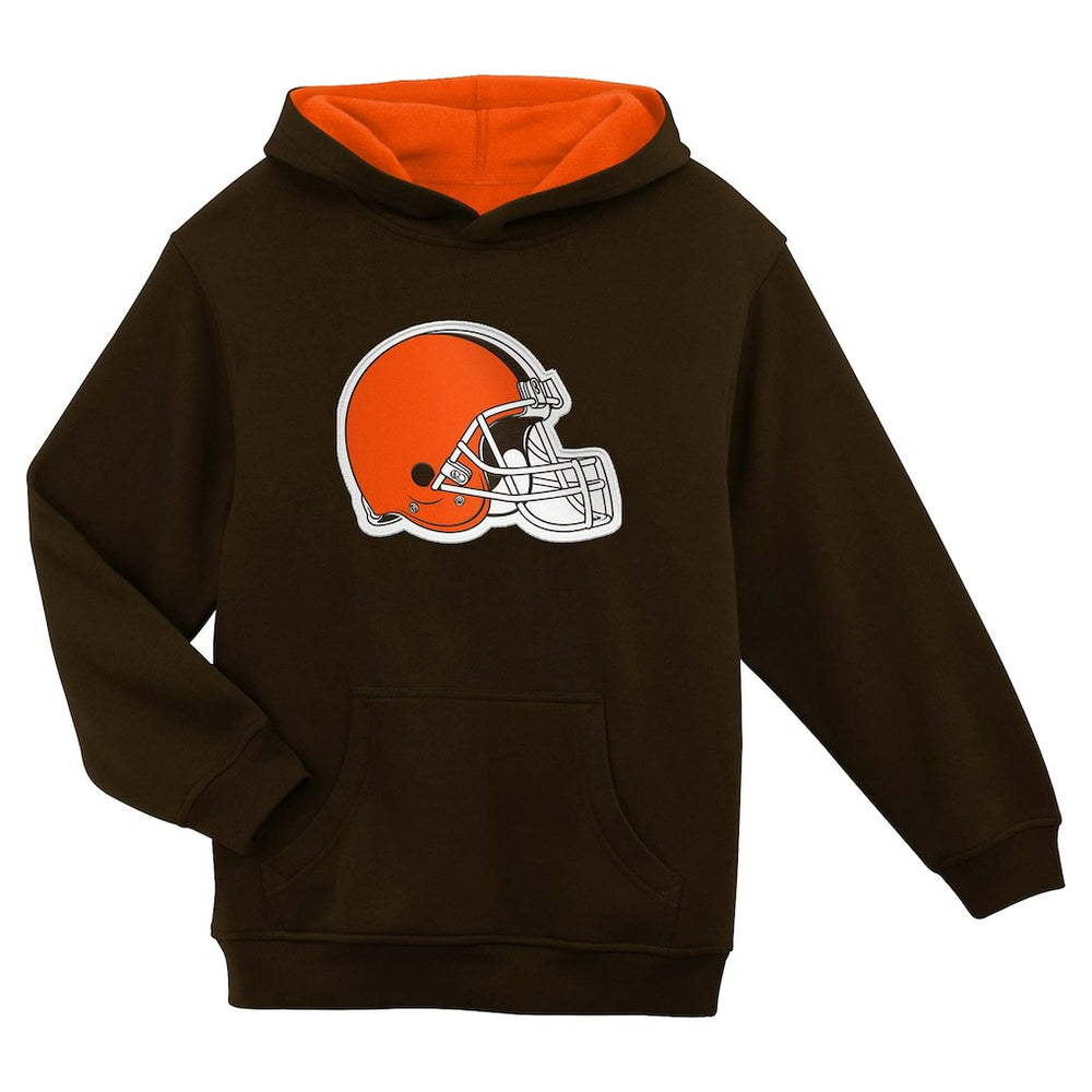 Cleveland Browns Outerstuff Preschool Prime Pullover Hoodie - Brown on sale