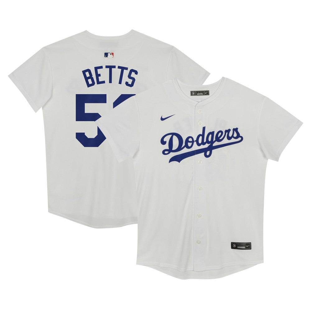 Mookie Betts Los Angeles Dodgers Preschool Home Game Jersey White