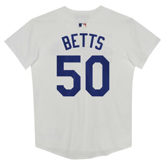 Mookie Betts Los Angeles Dodgers Preschool Home Game Jersey White
