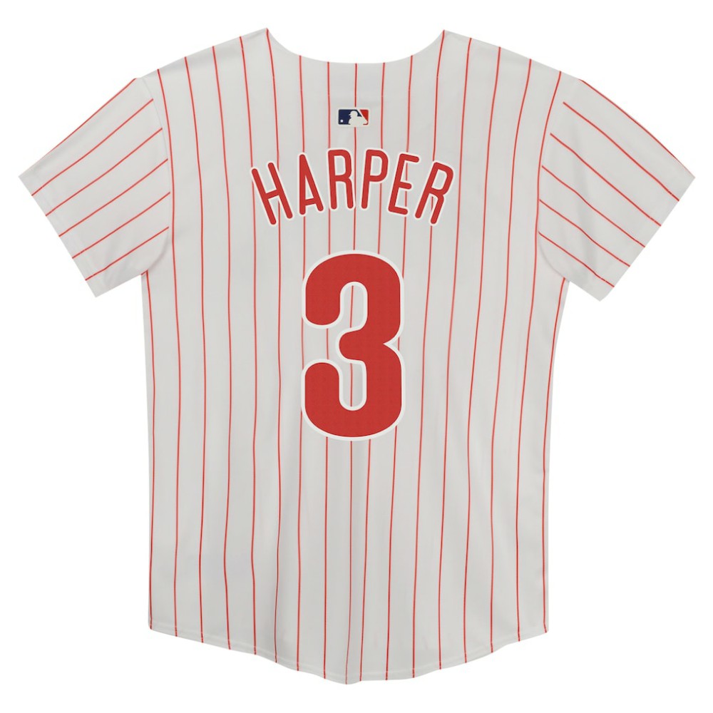 Bryce Harper Philadelphia Phillies Preschool Home Game Jersey White