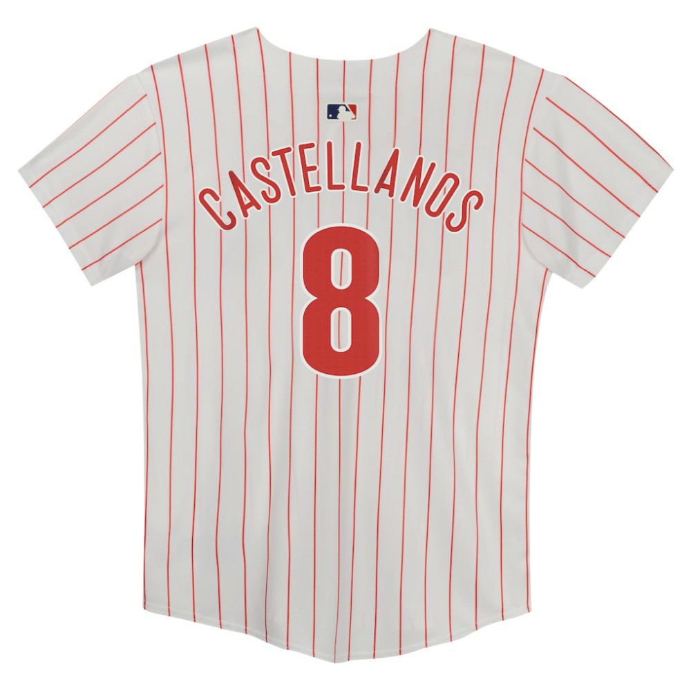 Nick Castellanos Philadelphia Phillies Preschool Home Game Jersey White