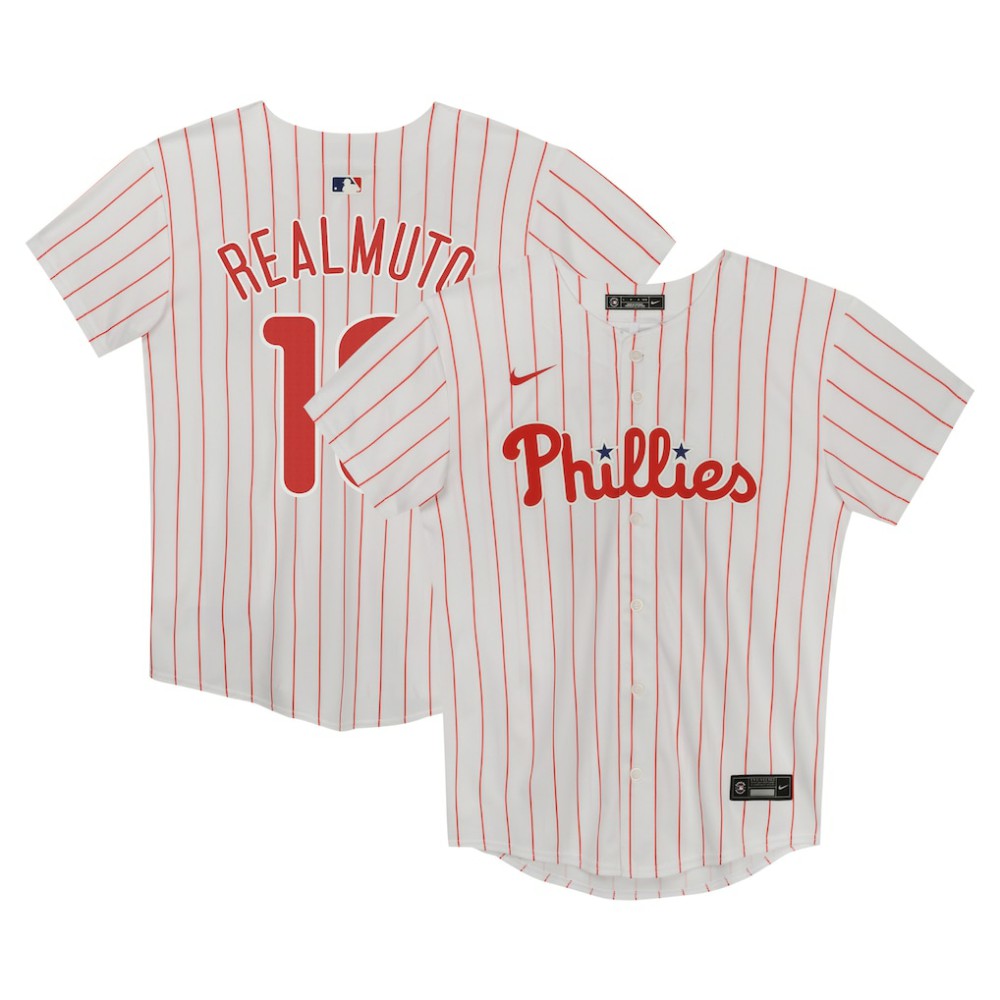 J.T. Realmuto Philadelphia Phillies Preschool Home Game Jersey White