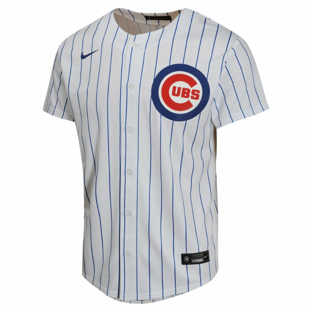 Dansby Swanson Chicago Cubs Youth Home Game Player Jersey White