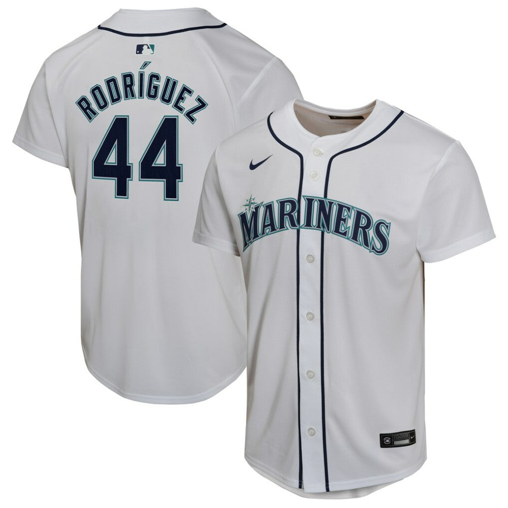 Julio Rodríguez Seattle Mariners Youth Home Game Player Jersey White