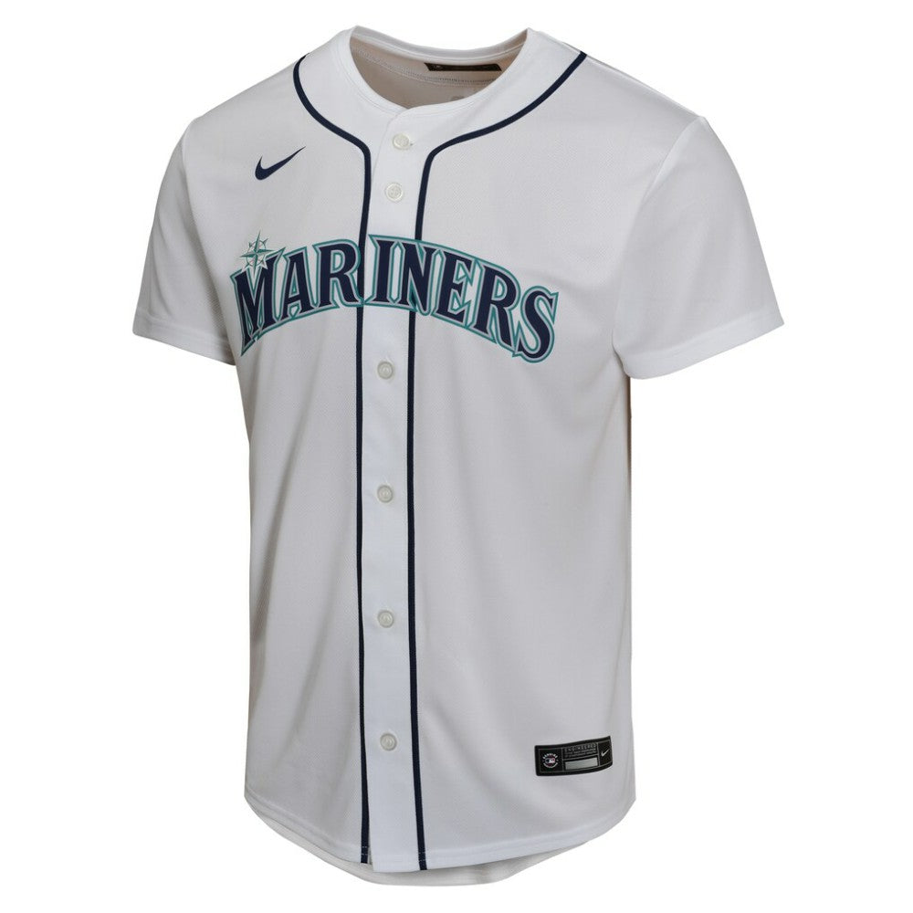Julio Rodríguez Seattle Mariners Youth Home Game Player Jersey White