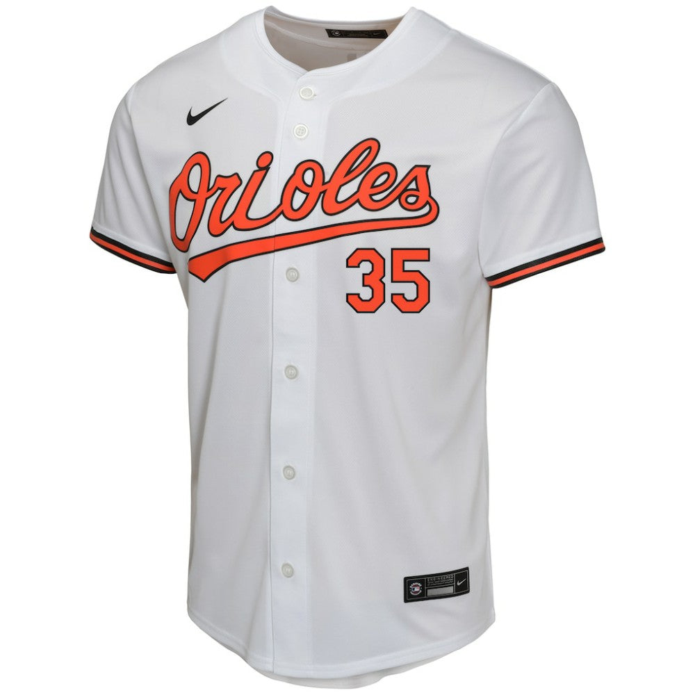 Adley Rutschman Baltimore Orioles Youth Home Game Player Jersey White