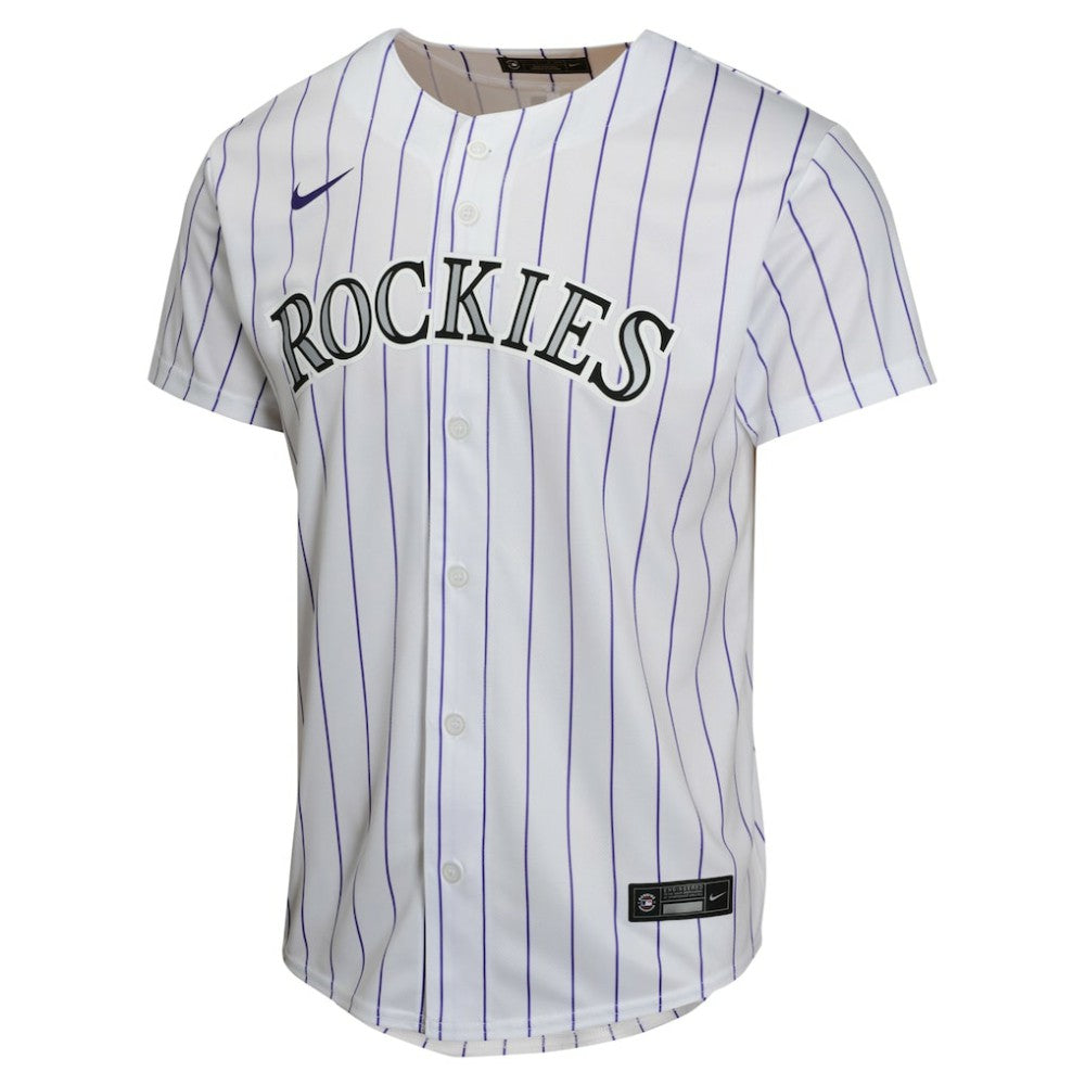 Charlie Blackmon Colorado Rockies Youth Home Game Player Jersey White