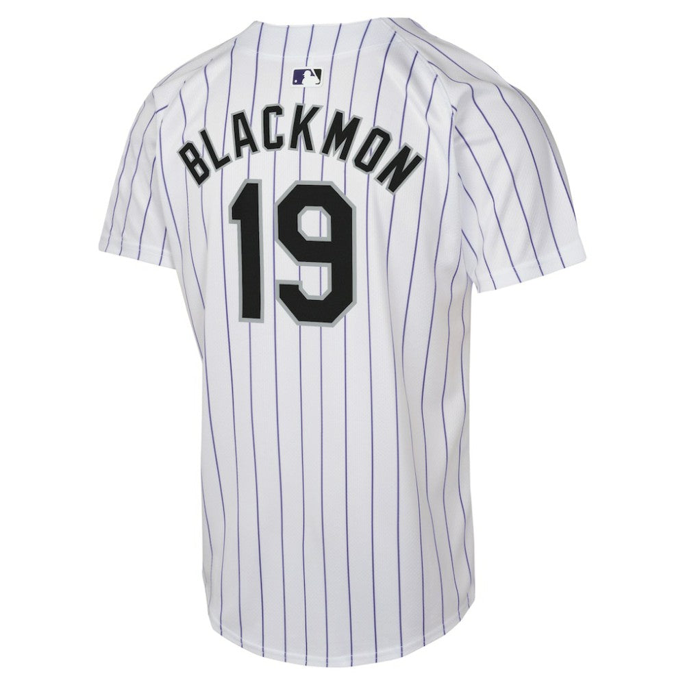 Charlie Blackmon Colorado Rockies Youth Home Game Player Jersey White