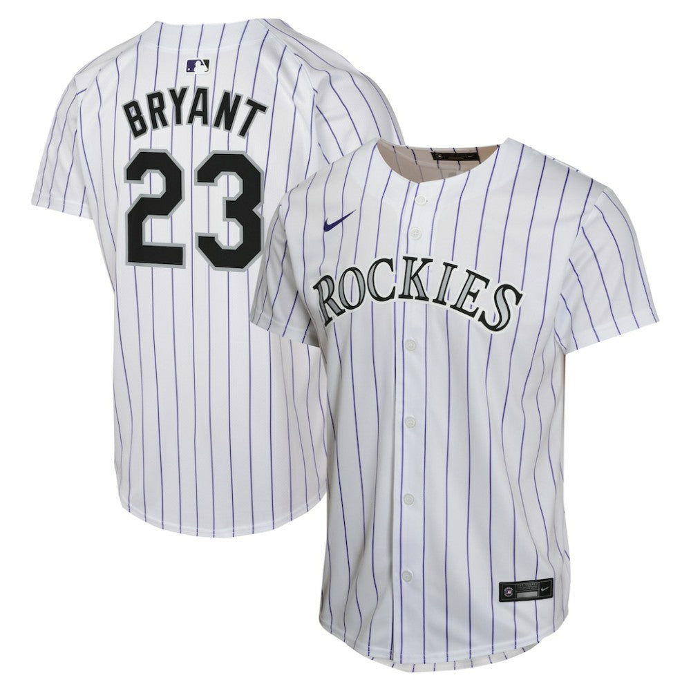 Kris Bryant Colorado Rockies Youth Home Game Player Jersey White