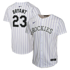 Kris Bryant Colorado Rockies Youth Home Game Player Jersey White