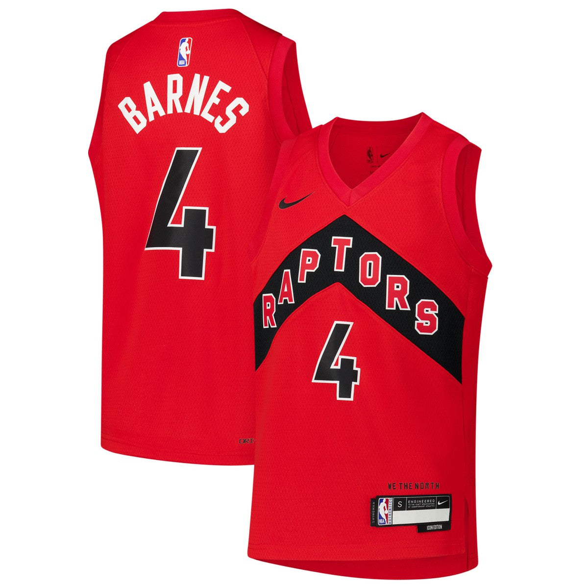 Scottie Barnes Toronto Raptors Youth Swingman Jersey - Icon Edition - Red on sale