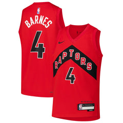 Scottie Barnes Toronto Raptors Youth Swingman Jersey - Icon Edition - Red on sale