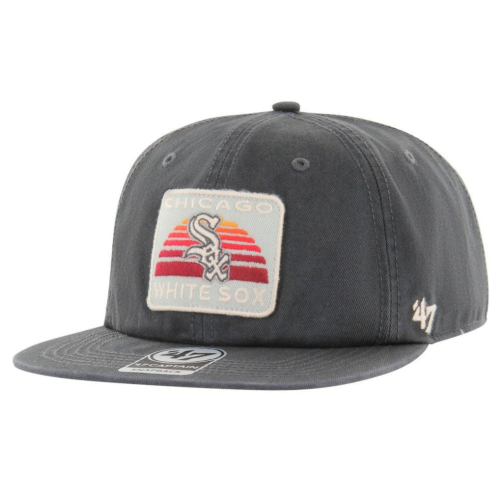 Chicago White Sox Cypress Captain Snapback Hat Charcoal