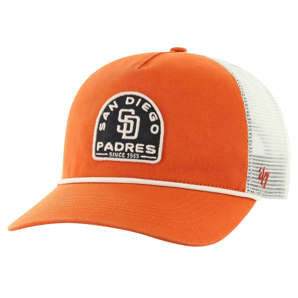 San Diego Padres Cypress Trucker Hitch Adjustable Hat Orange