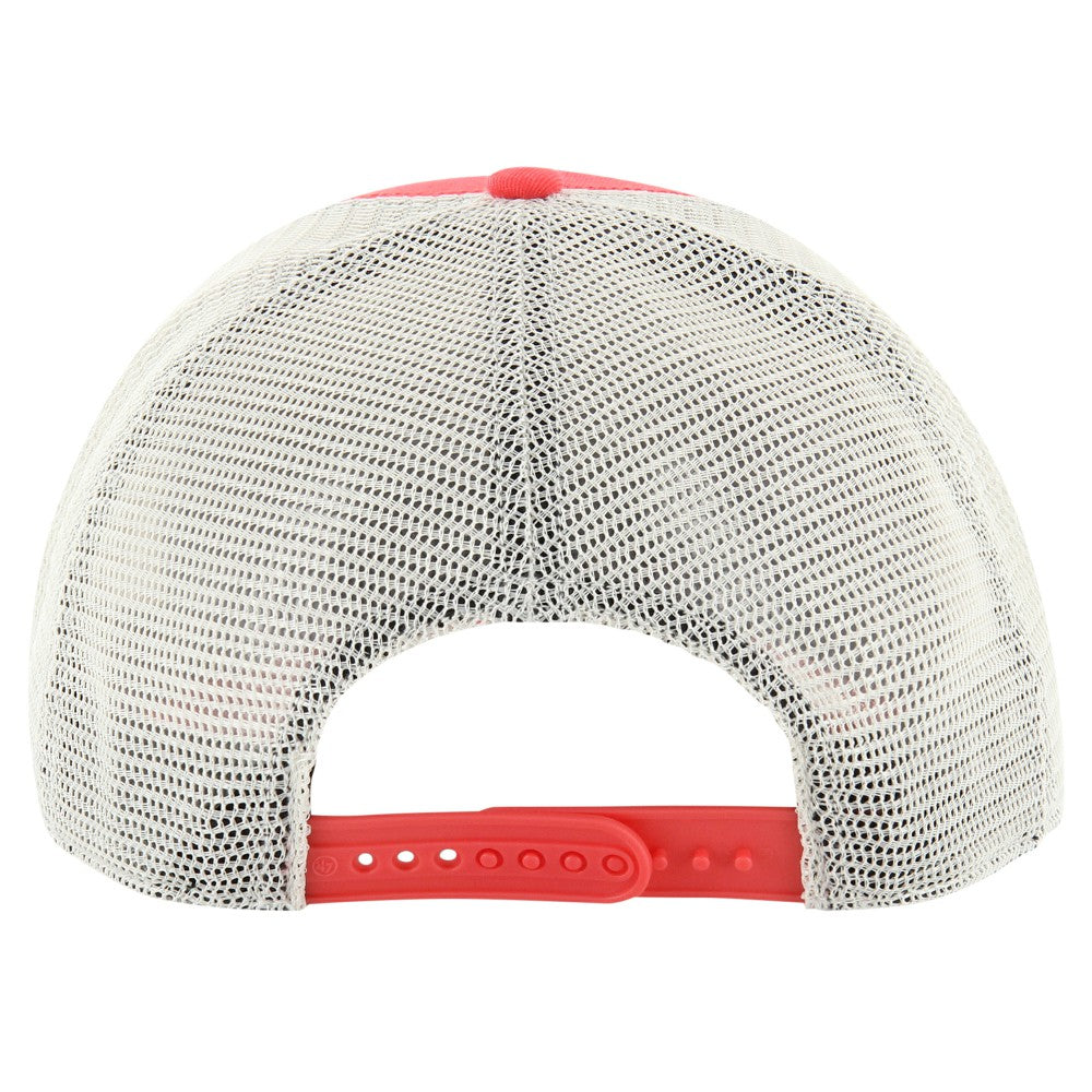 Los Angeles Angels Cypress Trucker Hitch Adjustable Hat Red