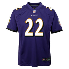 Derrick Henry Baltimore Ravens Youth Game Jersey - Purple cheap