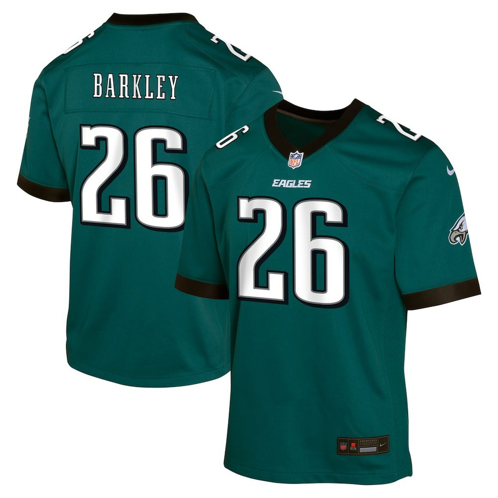 Saquon Barkley Philadelphia Eagles Youth Game Jersey - Green discount