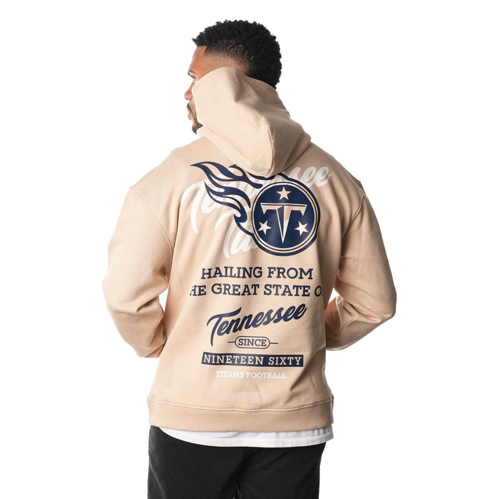 Tennessee Titans The Wild Collective Unisex Fleece Pullover Hoodie - Cream for sale
