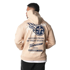 Tennessee Titans The Wild Collective Unisex Fleece Pullover Hoodie - Cream for sale