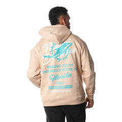 Miami Dolphins The Wild Collective Unisex Fleece Pullover Hoodie - Cream sale
