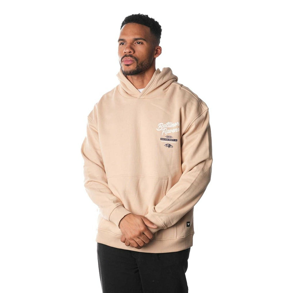 Baltimore Ravens The Wild Collective Unisex Fleece Pullover Hoodie - Cream on sale