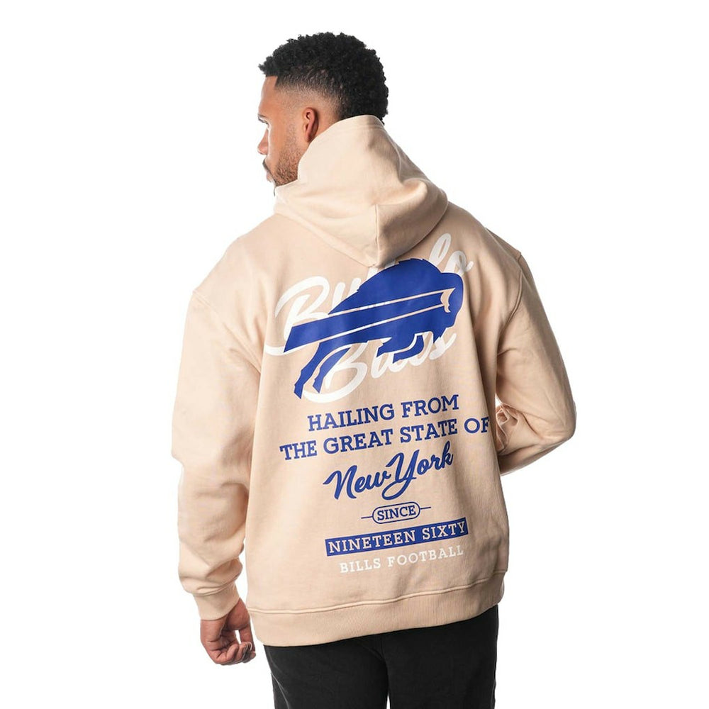 Buffalo Bills The Wild Collective Unisex Fleece Pullover Hoodie - Cream on sale