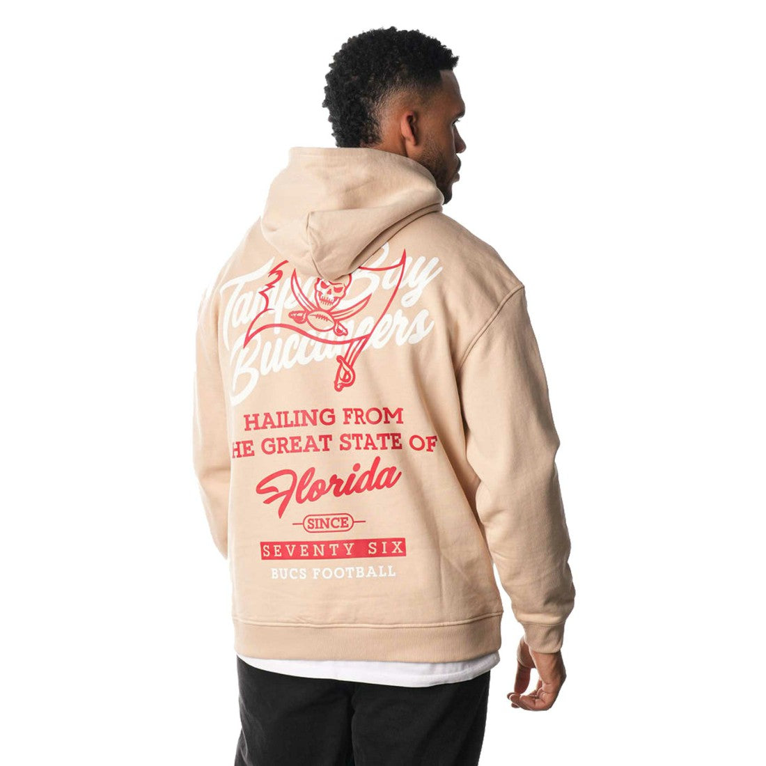 Tampa Bay Buccaneers The Wild Collective Unisex Fleece Pullover Hoodie - Cream discount