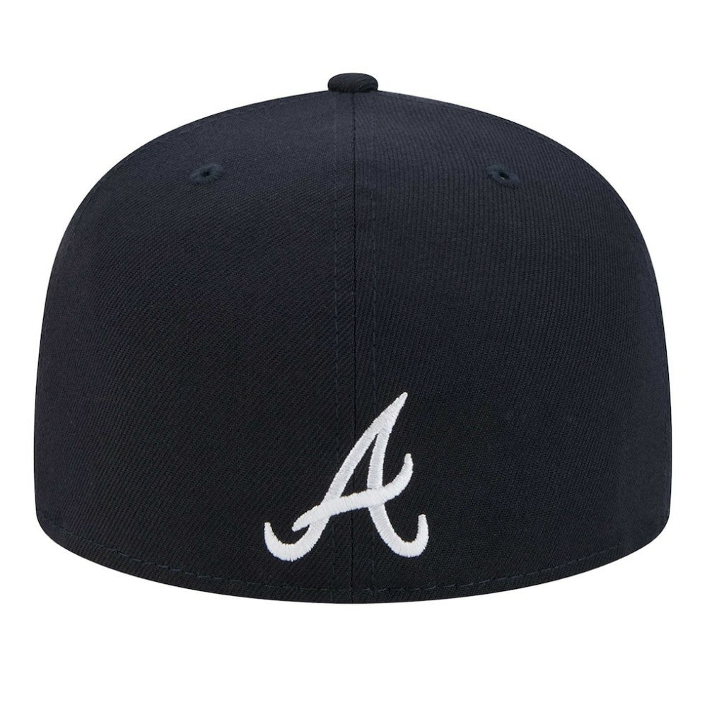 Atlanta Braves Ransom 59FIFTY Fitted Hat Navy