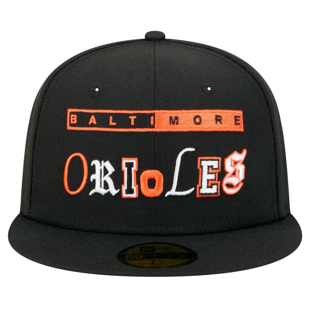 Baltimore Orioles Ransom 59FIFTY Fitted Hat Black