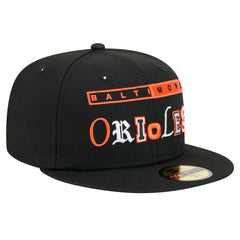 Baltimore Orioles Ransom 59FIFTY Fitted Hat Black