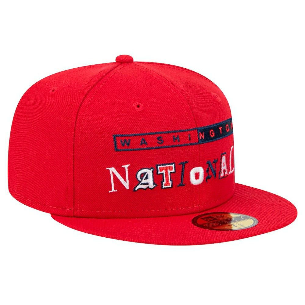 Washington Nationals Ransom 59FIFTY Fitted Hat Red