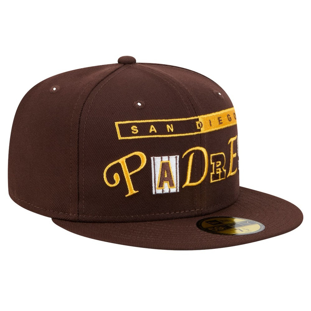 San Diego Padres Ransom 59FIFTY Fitted Hat Brown
