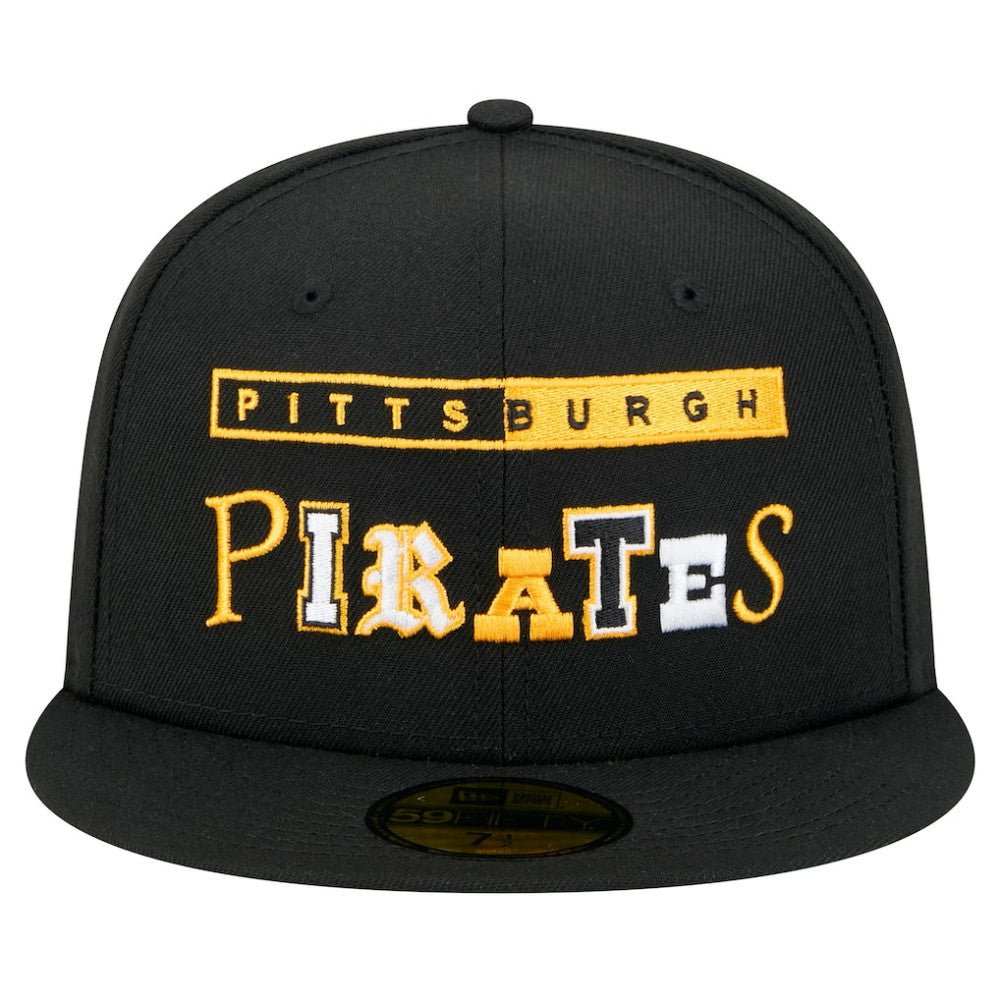 Pittsburgh Pirates Ransom 59FIFTY Fitted Hat Black