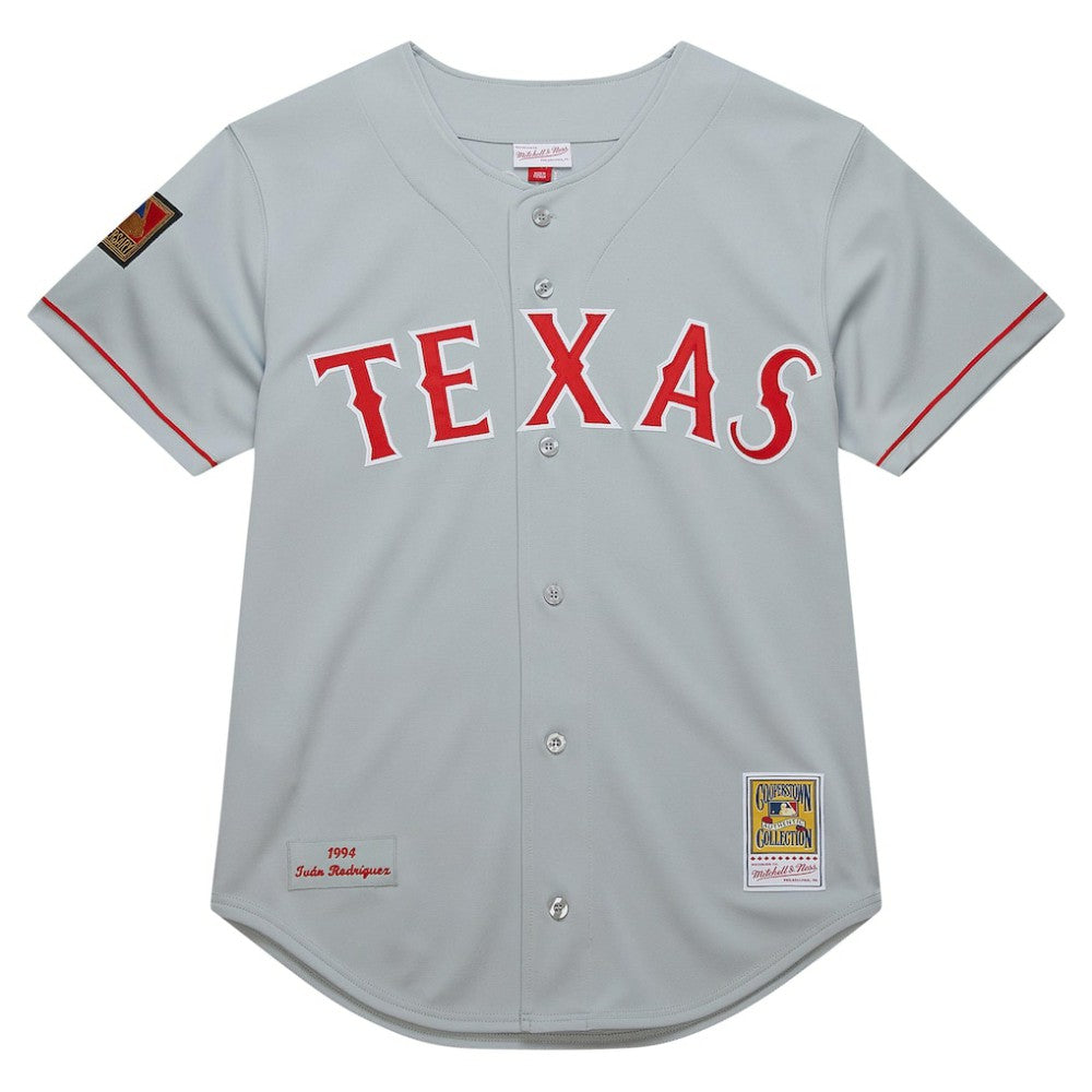 Ivan RodriguezTexas Rangers 1994 Cooperstown Collection Authentic Dark Jersey Gray
