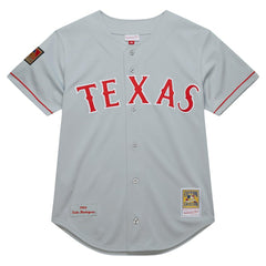 Ivan RodriguezTexas Rangers 1994 Cooperstown Collection Authentic Dark Jersey Gray