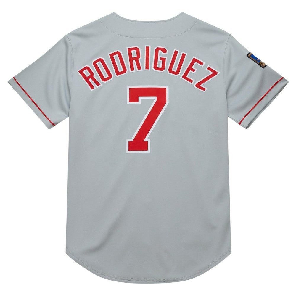 Ivan RodriguezTexas Rangers 1994 Cooperstown Collection Authentic Dark Jersey Gray