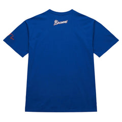 Hank Aaron Atlanta Braves Cooperstown Collection Heavyweight Premium Player Vintage Logo T-Shirt Royal