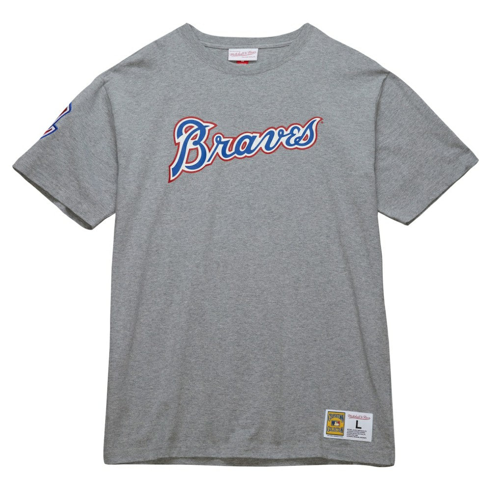 Hank Aaron Atlanta Braves Cooperstown Collection Legends T-Shirt Heather Gray