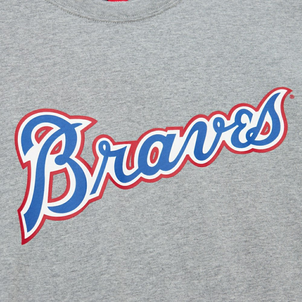 Hank Aaron Atlanta Braves Cooperstown Collection Legends T-Shirt Heather Gray