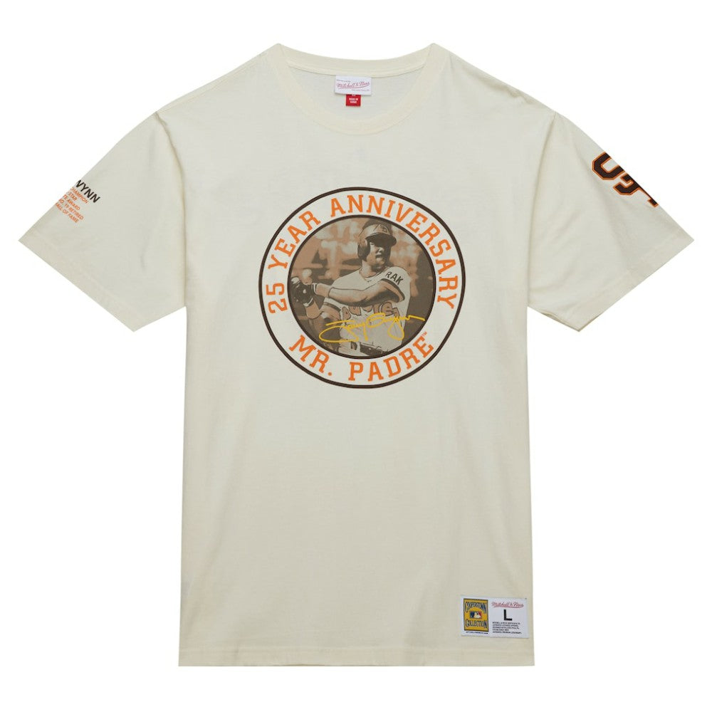 Tony Gwynn San Diego Padres Legends Photo Real T-Shirt Cream