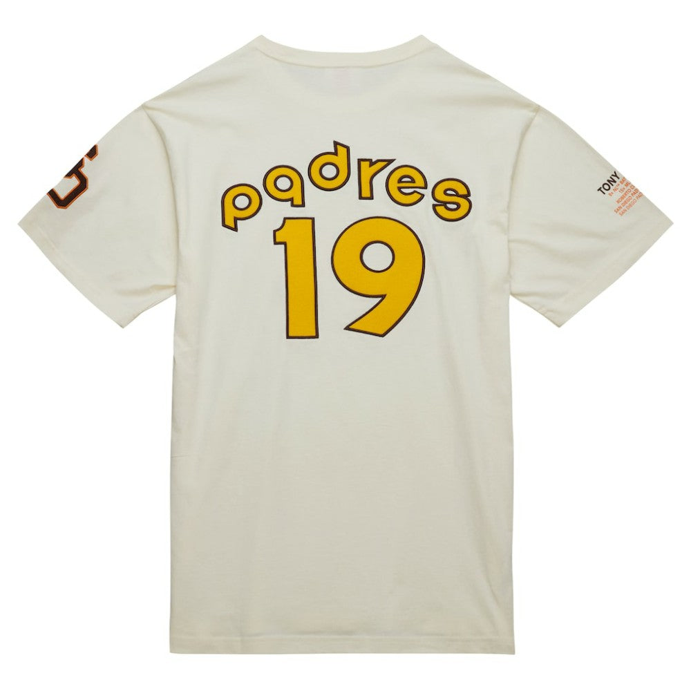 Tony Gwynn San Diego Padres Legends Photo Real T-Shirt Cream