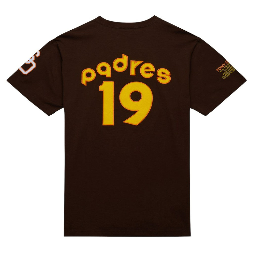 Tony Gwynn San Diego Padres Legends Photo Real T-Shirt Brown