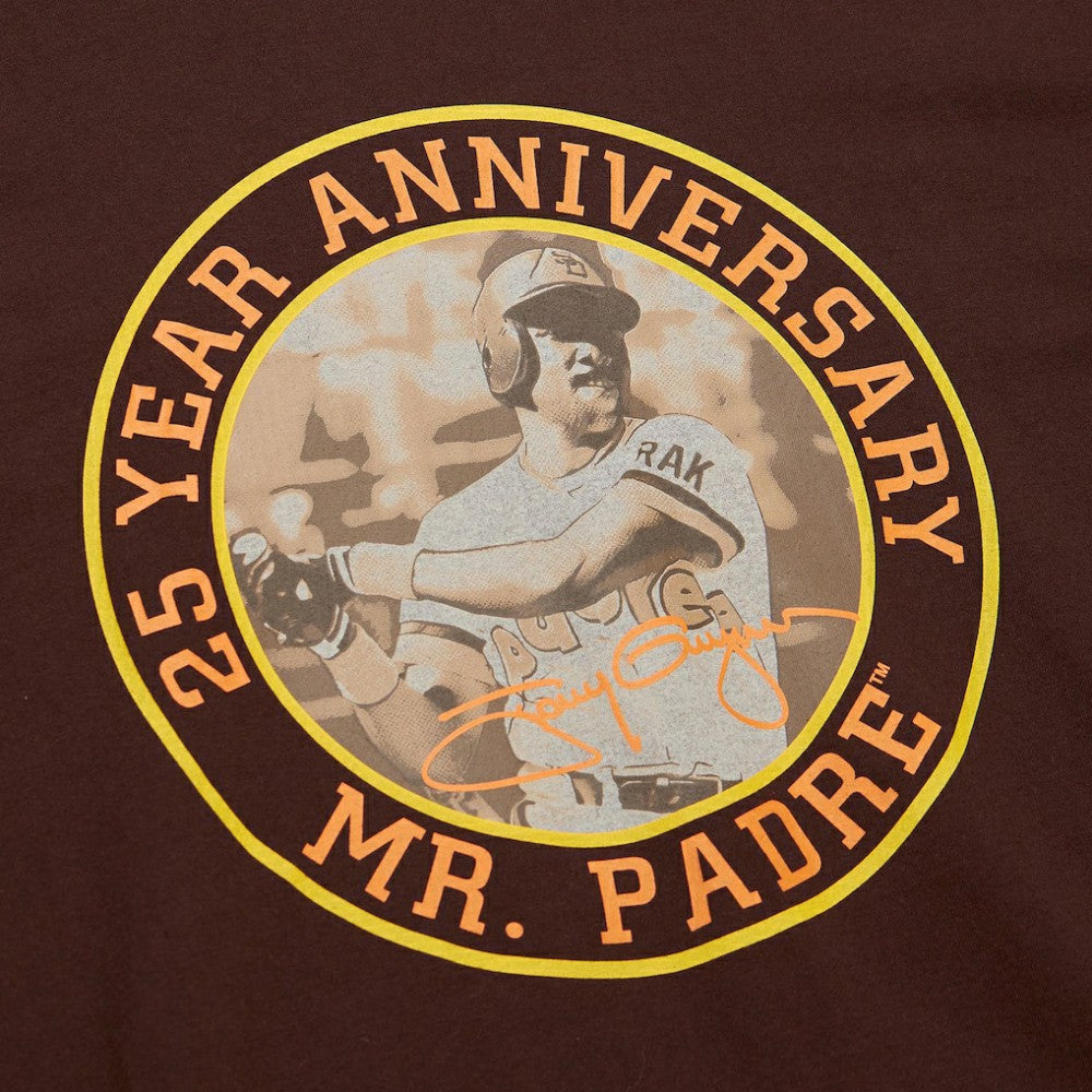 Tony Gwynn San Diego Padres Legends Photo Real T-Shirt Brown